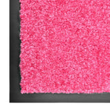 VIDAXL PORTOMAT WASSABLE 60x90 cm Pink