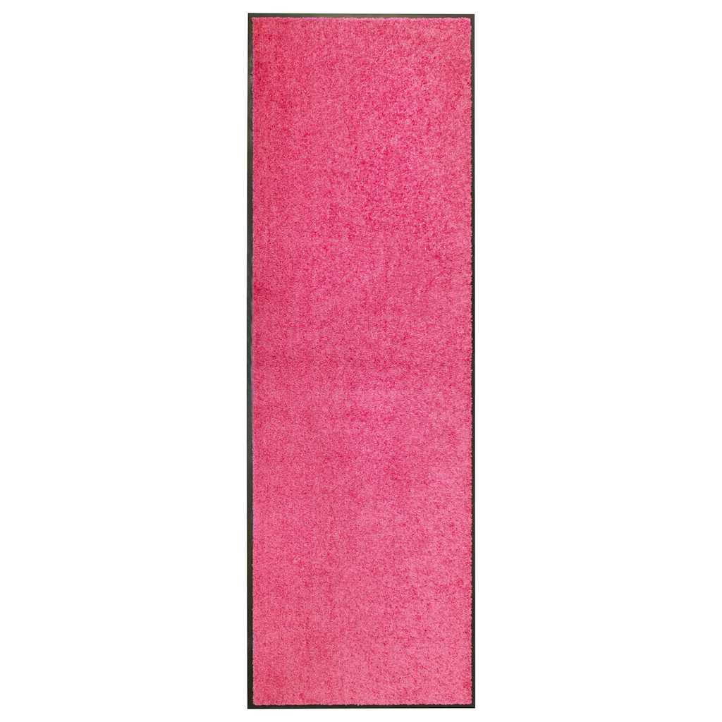VIDAXL PORTOMAT WASSABLE 60x180 cm Pink