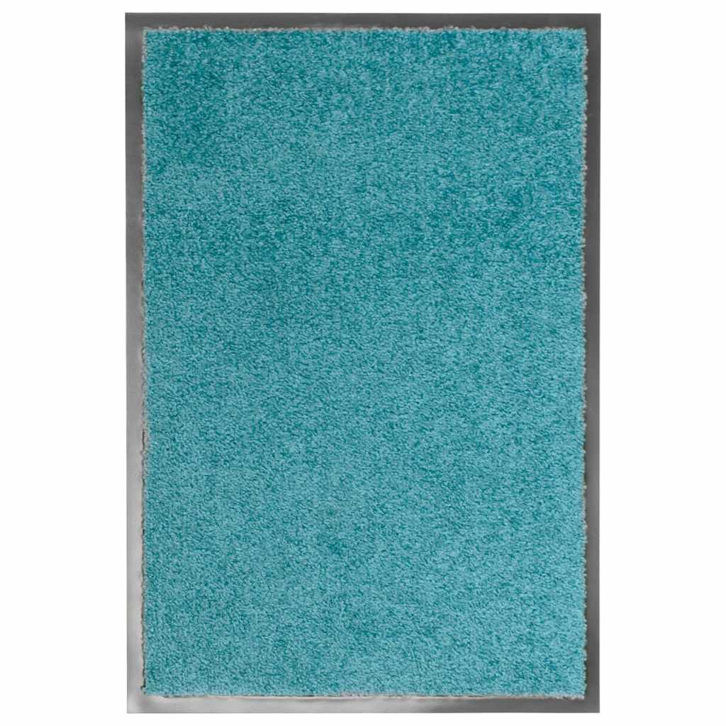 VIDAXL PORTOMAT WASSABLE 40x60 cm Cyan