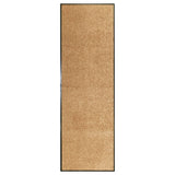 VIDAXL PORTOMAT WASSABLE 60x180 cm Creme