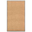 VIDAXL PORTOMAT WASSABLE 90x150 cm Creme