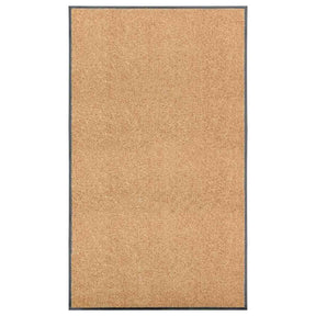 VIDAXL PORTOMAT WASSABLE 90x150 cm Creme