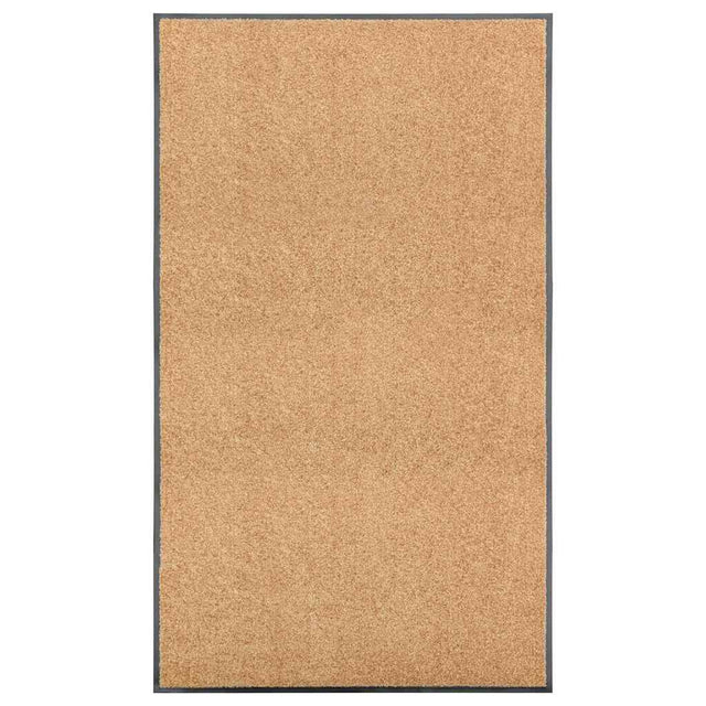 VIDAXL PORTOMAT WASSABLE 90x150 cm Creme