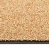 VIDAXL PORTOMAT WASSABLE 90x150 cm Creme