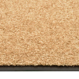 Vidaxx Fußmatte waschbar 120x180 cm creme
