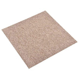 Vidaxl tapijt 20 st beige 50 x 50 cm 100% polypropyleen
