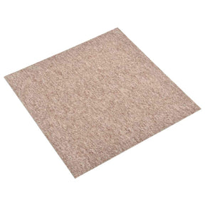 Vidaxl tapijt 20 st beige 50 x 50 cm 100% polypropyleen