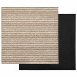 Vidaxl tapijt 20 st gestreept beige 50 x 50 cm 100% polypropyleen