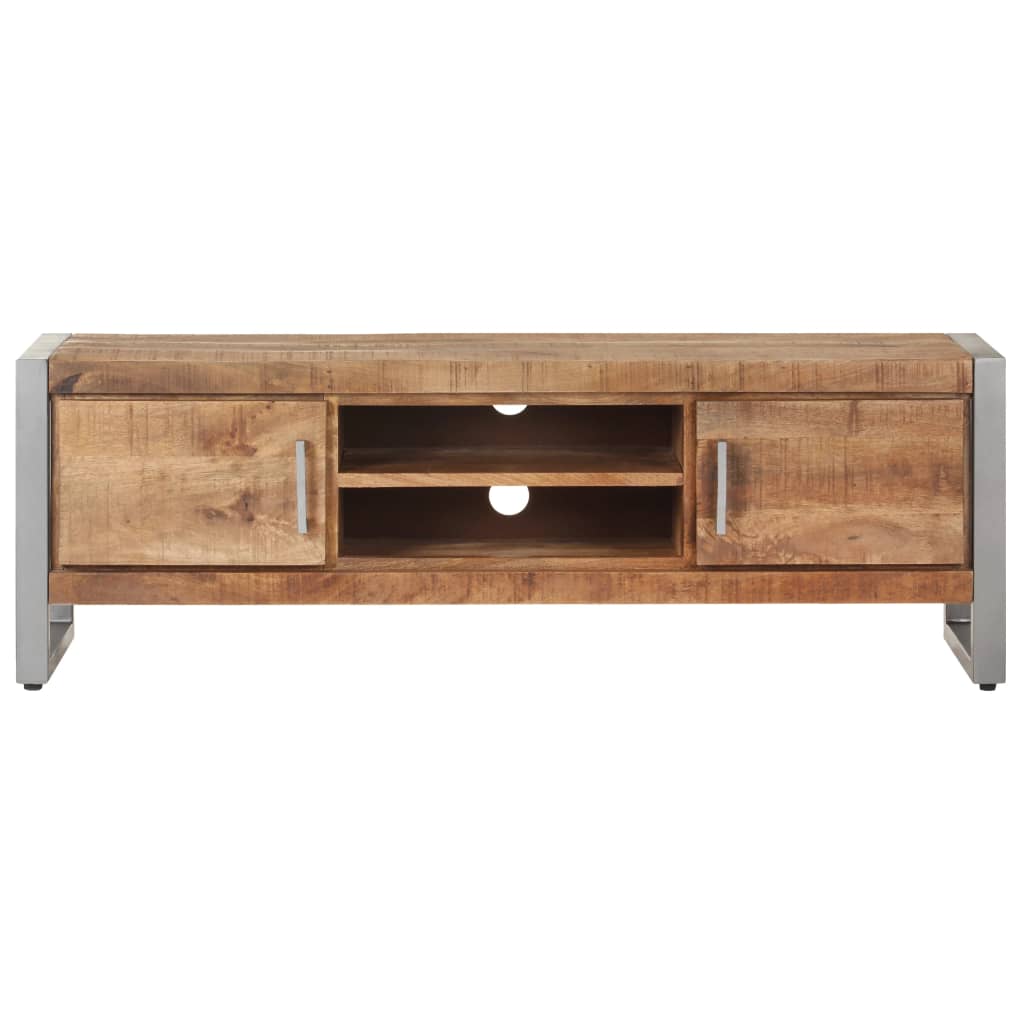 Vidaxl tv-meubel 120x30x40 cm ruw mangohout