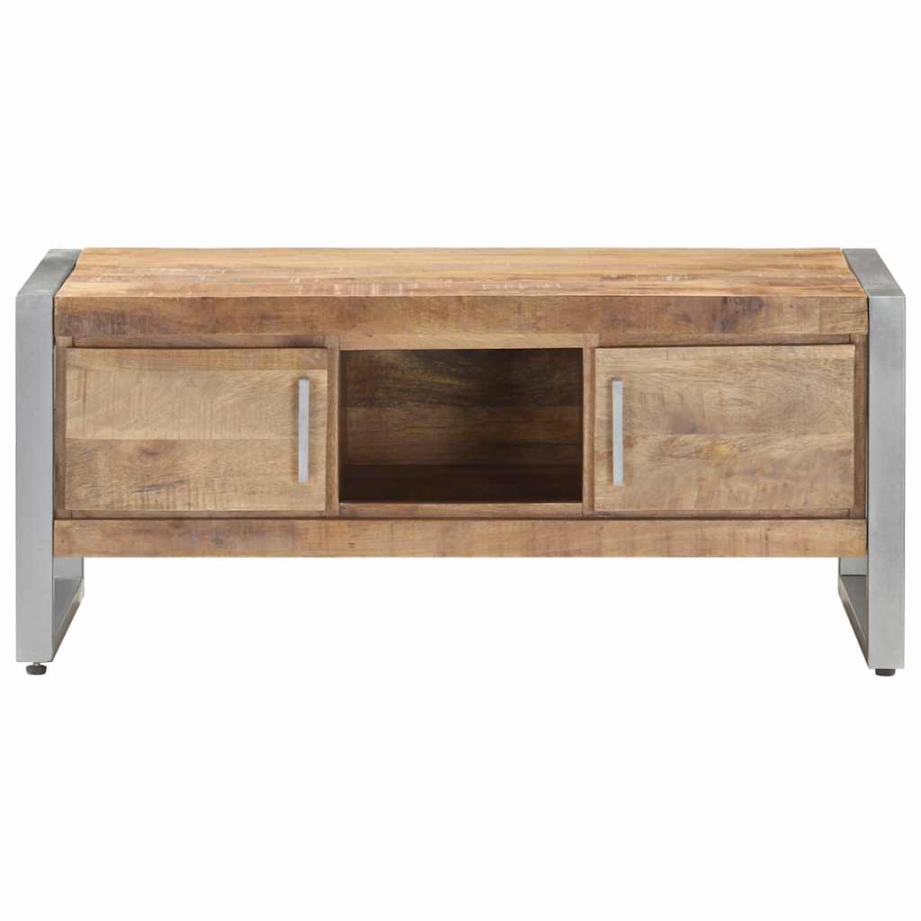 Vidaxl salontafel 95x50x40 cm ruw mangohout