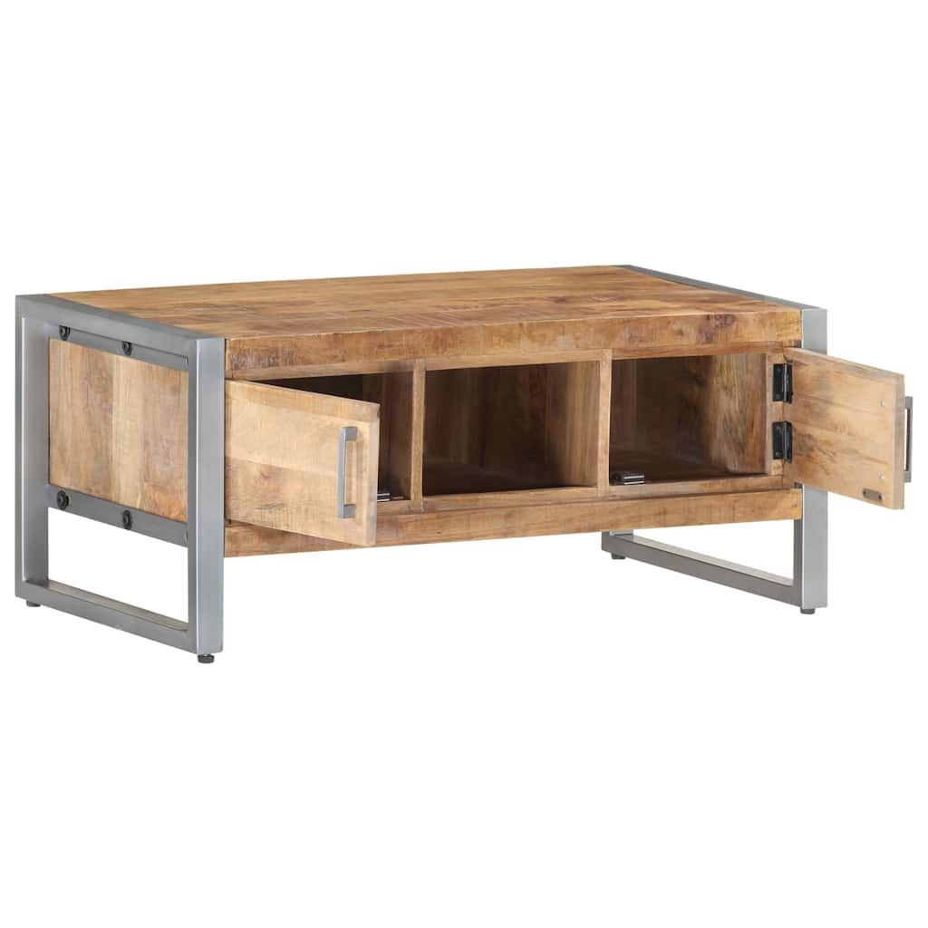 Vidaxl salontafel 95x50x40 cm ruw mangohout