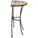 Vidaxl bijzettafel 110x40x77 cm massief gerecycled hout