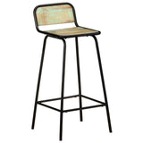 Vidaxl barstoelen 2 st massief gerecycled hout