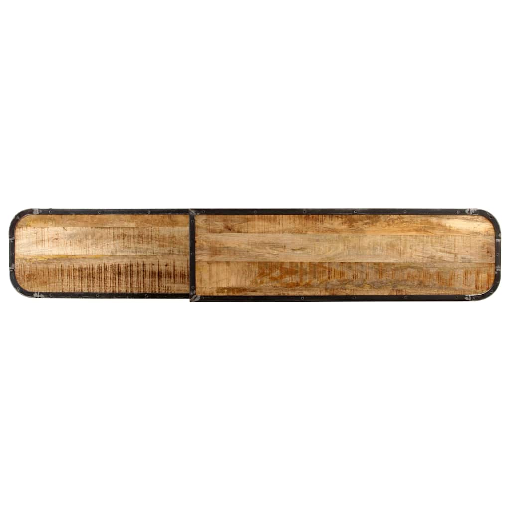 Vidaxl tv-meubel 160x30x40 cm massief mangohout