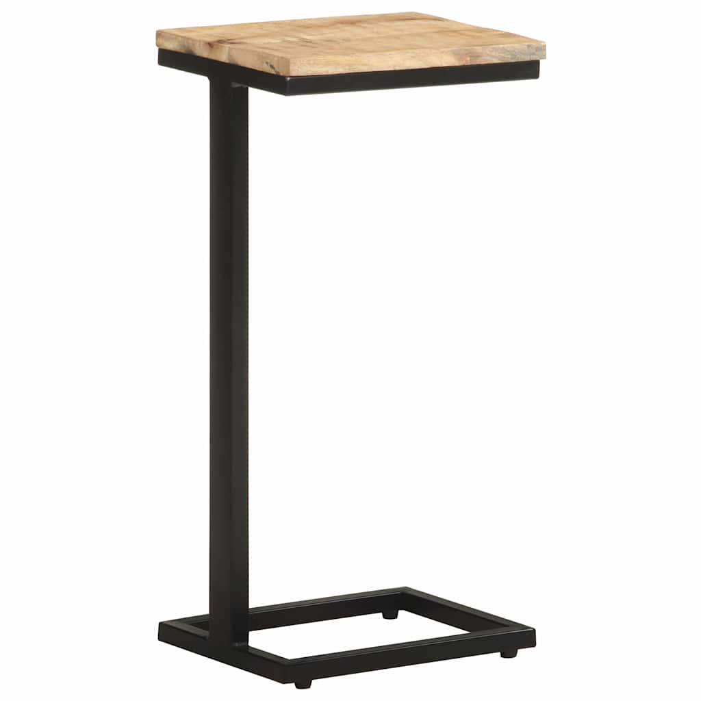Vidaxl bijzettafels 2 st 31,5x24,5x64,5 cm ruw mangohout