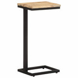 Vidaxl bijzettafels 2 st 31,5x24,5x64,5 cm ruw mangohout