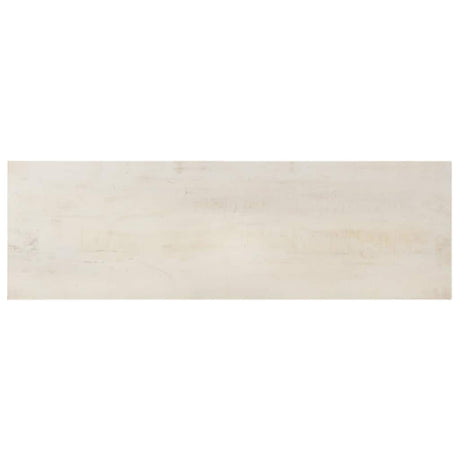 Vidaxl wandtafel 115x35x77 cm ruw mangohout wit