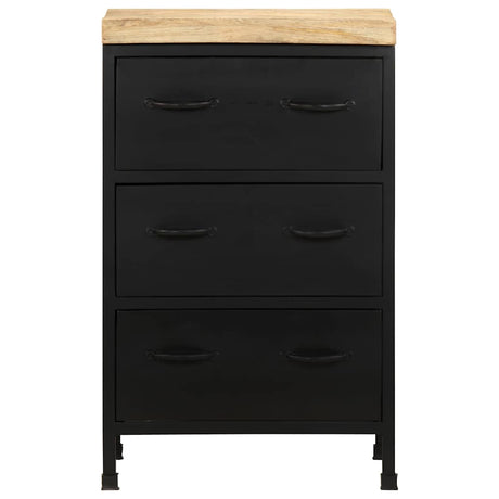 Vidaxl dressoir 47x35x76 cm ruw mangohout