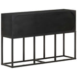 Vidaxl dressoir 115x30x76 cm massief mangohout