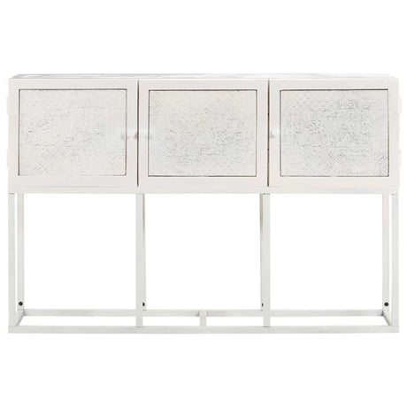 Vidaxl dressoir 115x30x76 cm massief mangohout