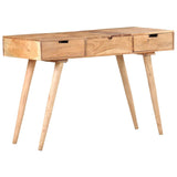 Vidaxl kaptafel met spiegel 112x45x76 cm massief acaciahout