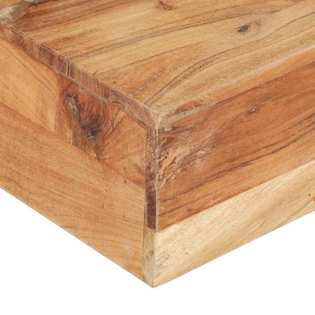 Vidaxl salontafel 80x80x28 cm massief acaciahout