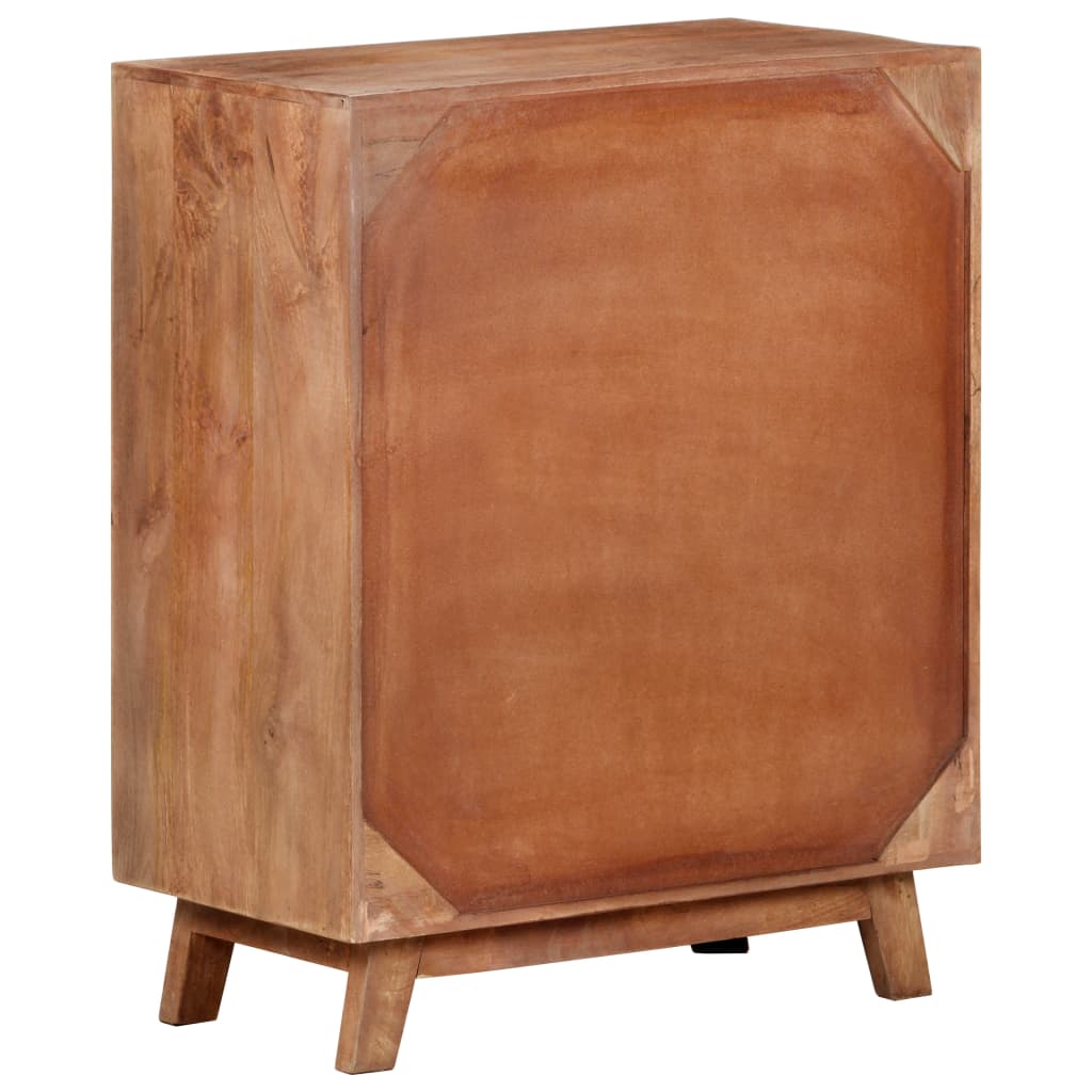 Vidaxl dressoir 61x35x76 cm massief mangohout