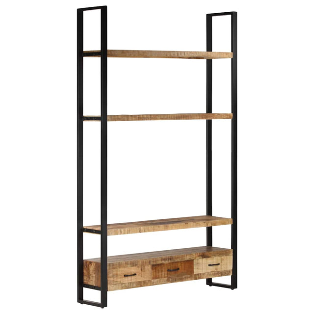 Vidaxl boekenkast 118x30x200 cm massief ruw mangohout