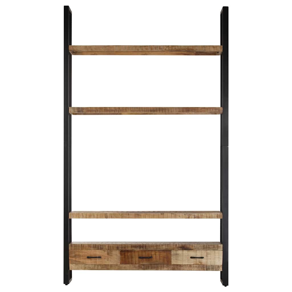 Vidaxl boekenkast 118x30x200 cm massief ruw mangohout