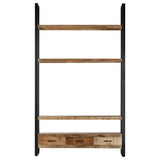 Vidaxl boekenkast 118x30x200 cm massief ruw mangohout