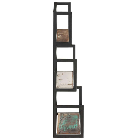 Vidaxl wandrek 60x20x85 cm massief gerecycled hout
