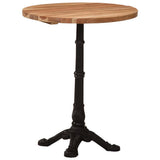 Vidaxl bistrotafel ø 60x76 cm massief acaciahout