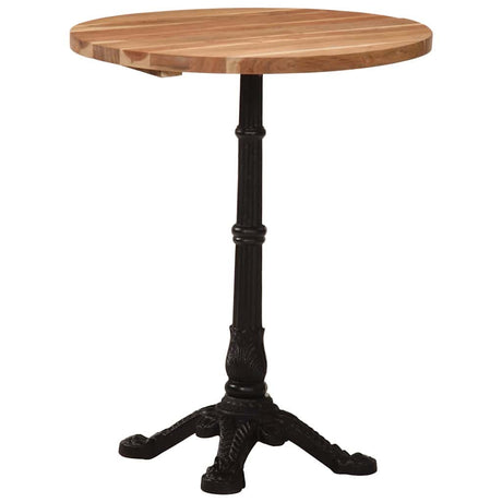 Vidaxl bistrotafel ø 60x76 cm massief acaciahout