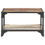 Vidaxl salontafel 60x60x35 cm massief gerecycled hout