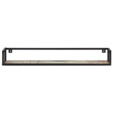 Vidaxl wandschappen 2 st 120 cm massief gerecycled hout