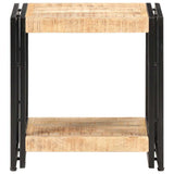 Vidaxl bijzettafel 40x30x40 cm ruw mangohout