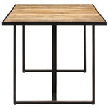 Vidaxl eettafel 160 cm ruw mangohout