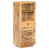 Vidaxl hoge kast 45x32x110 cm ruw mangohout
