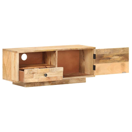 Vidaxl tv-meubel 90x30x35 cm massief mangohout
