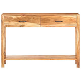 Vidaxl dressoir 110x30x75 cm massief acaciahout