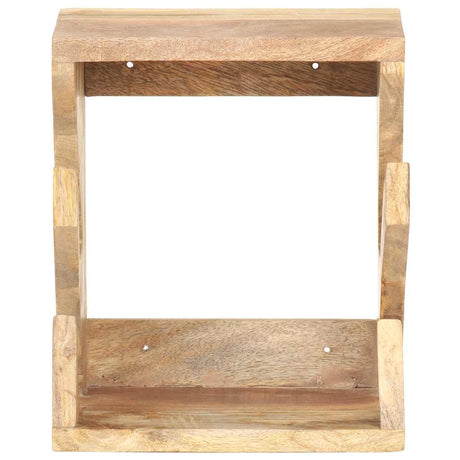 Vidaxx Wand-Skateboardhalter 25x20x30 cm massives Mangoholz
