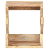 Vidaxl Wallskateboardhalter 25x20x30 cm Festes Mangoholz