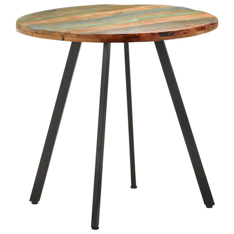 Vidaxl eettafel 80 cm massief gerecycled hout
