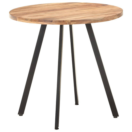 Vidaxl eettafel 80 cm massief acaciahout