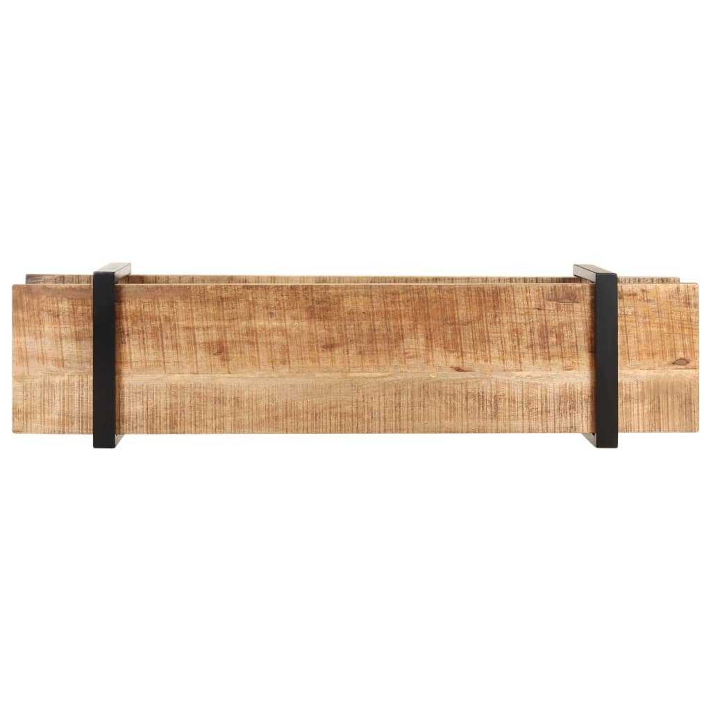 Vidaxl tv-meubel 160x40x40 cm massief ruw mangohout