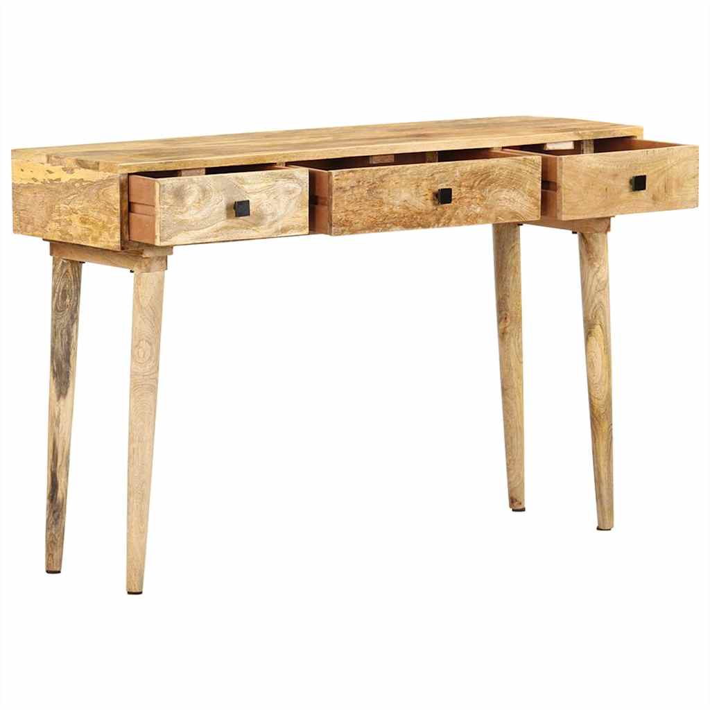 Vidaxl wandtafel 115x35x76 cm massief mangohout