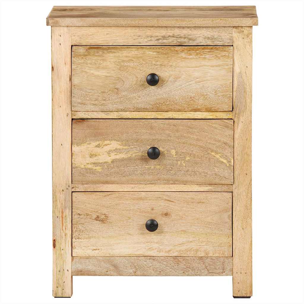 Vidaxl nachtkastje 45x35x60 cm massief mangohout