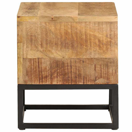 Vidaxl bijzettafel 30x30x33 cm ruw mangohout