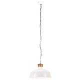 Vidaxl Hanging Lamp Industrial E27 58 cm Weiß