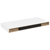 Vidaxl wandschap zwevend 50x23,5x3,8 cm mdf hoogglans wit
